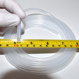 Ultra Clear Pure Silicone Tubing by the foot - All Sizes