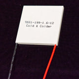 6W 4-8V Peltier / Seebeck Thermoelectric Generator Module 40x40mm TEG1-199-1.6-12