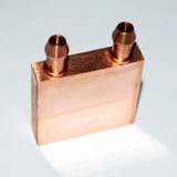 40x40 mm Pure Copper Water Block - Regular Port