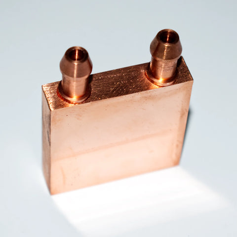 40x40 mm Pure Copper Water Block - Regular Port