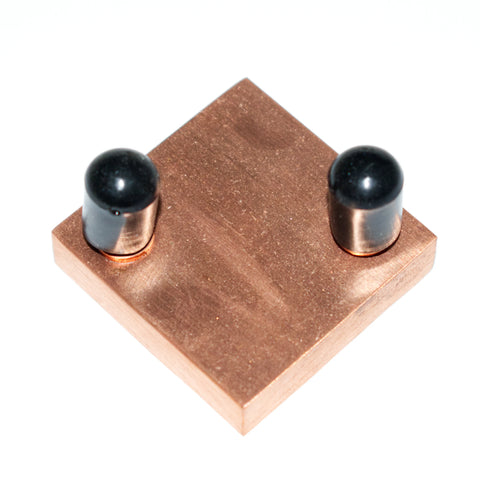 40x40 mm Pure Copper Water Block - Top Port