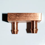 40x40 mm Pure Copper Water Block - Top Port