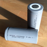6000mAh LiFePO4 32650 32700 Lithium Iron Phosphate Battery Cell
