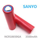 NCR18650GA Flat Top 18650 Lithium Battery Cell - 3500 mAh 10A max current